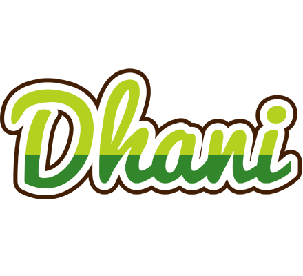 Dhani golfing logo