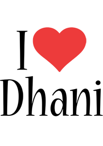 Dhani i-love logo