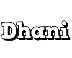 Dhani snowing logo