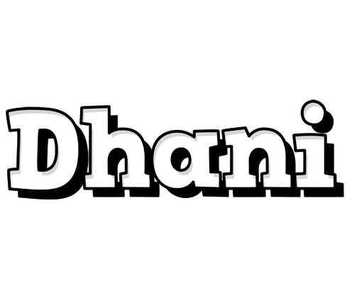Dhani snowing logo