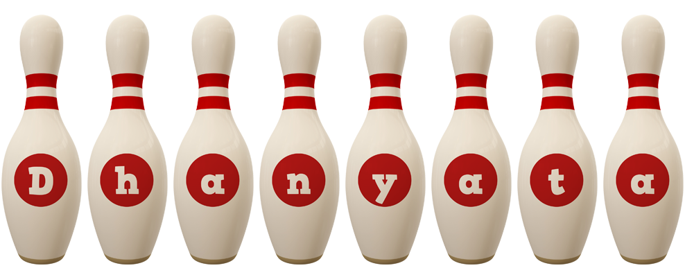 Dhanyata bowling-pin logo