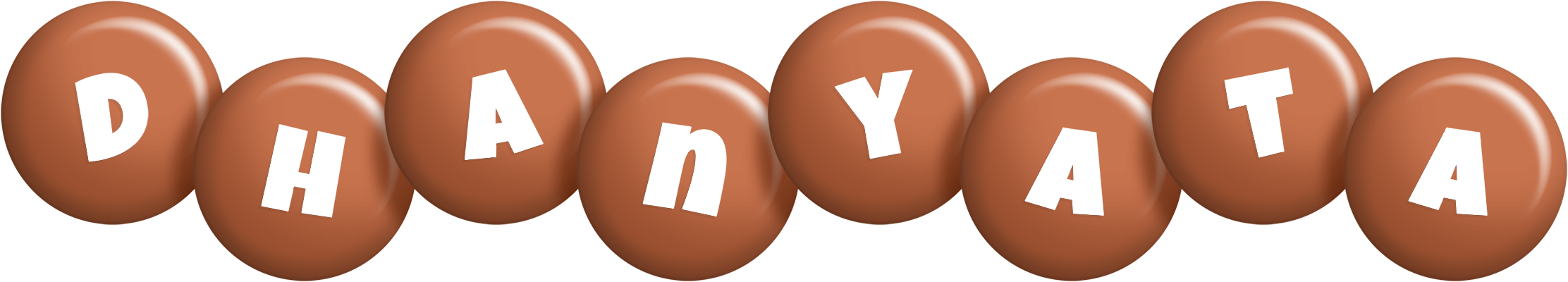 Dhanyata candy-brown logo