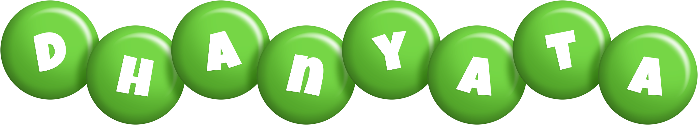 Dhanyata candy-green logo