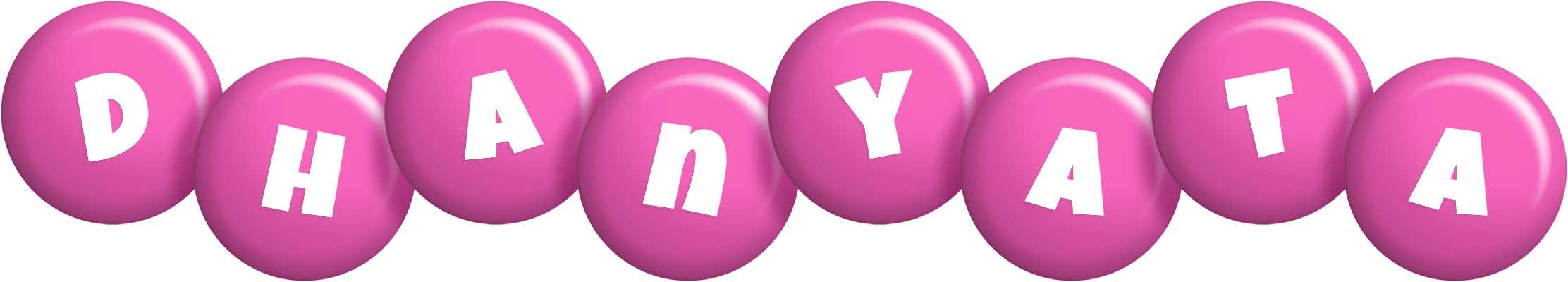 Dhanyata candy-pink logo