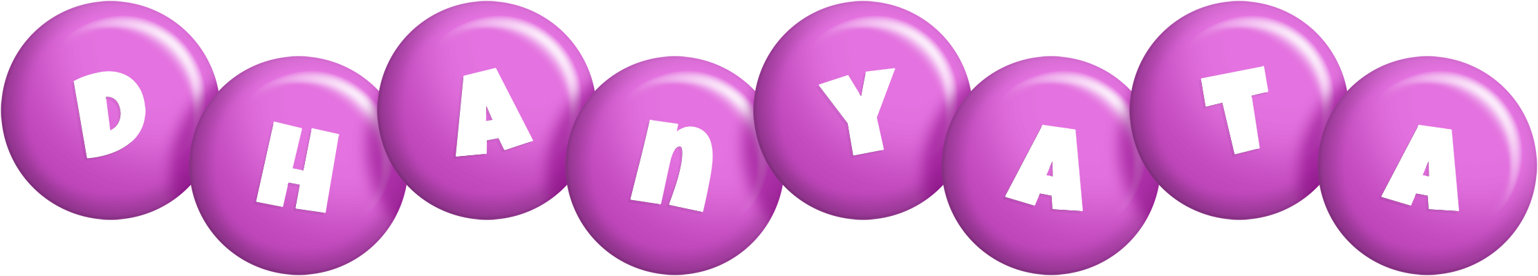 Dhanyata candy-purple logo