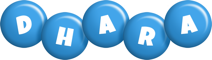 Dhara candy-blue logo