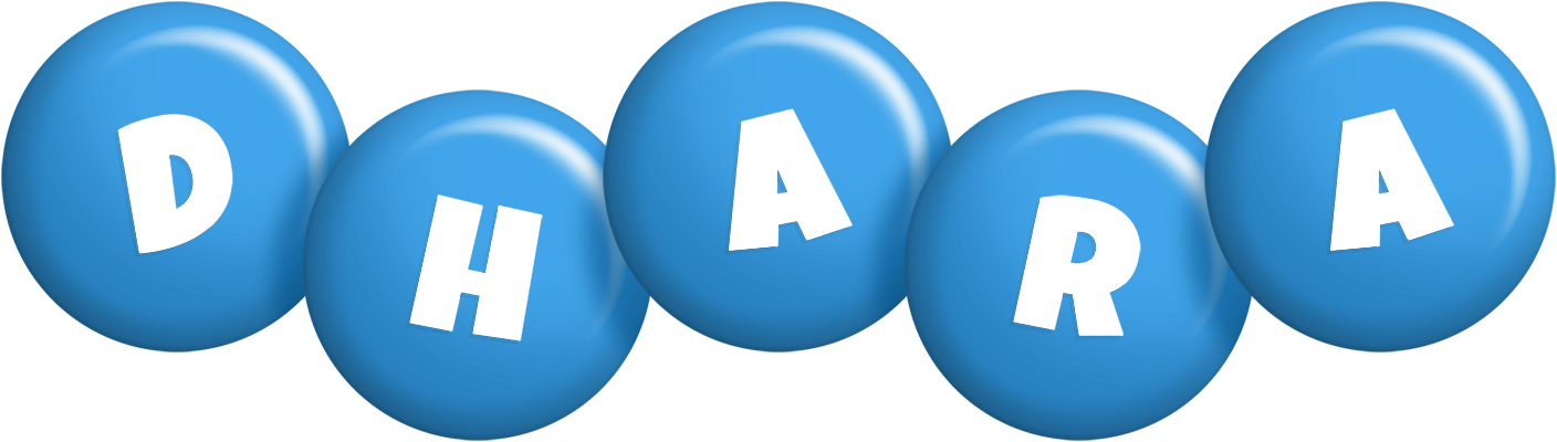 Dhara candy-blue logo
