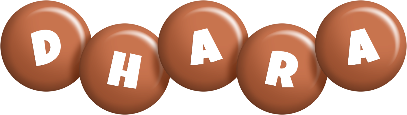 Dhara candy-brown logo