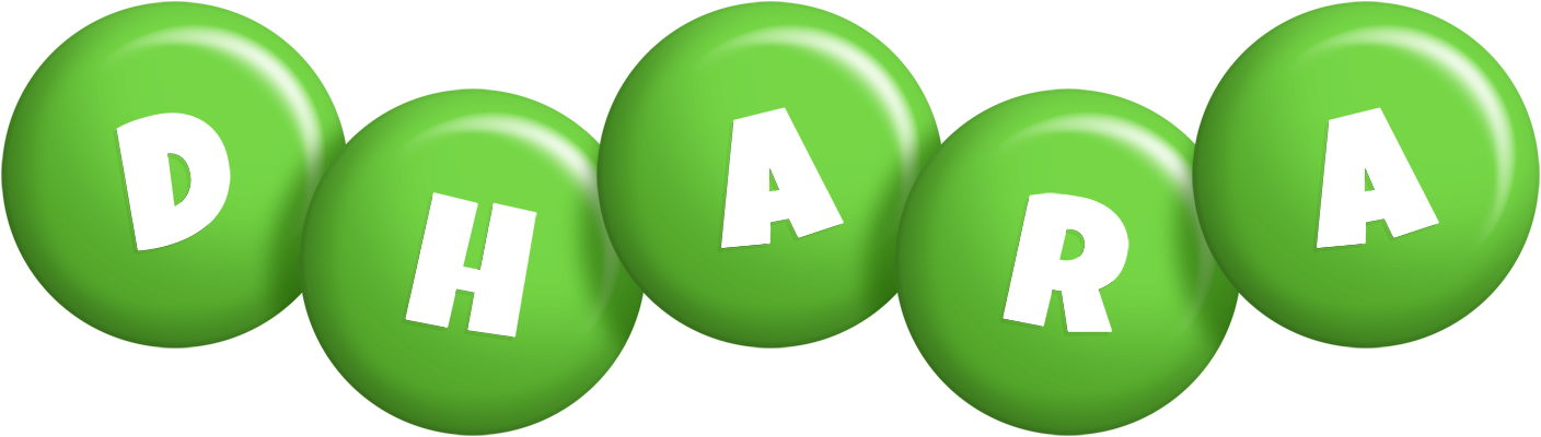 Dhara candy-green logo