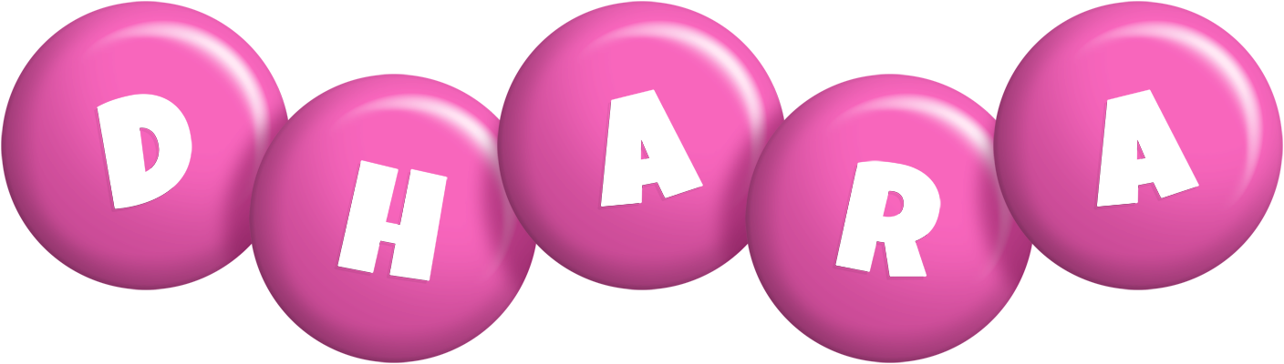 Dhara candy-pink logo