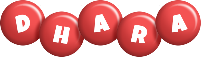 Dhara candy-red logo