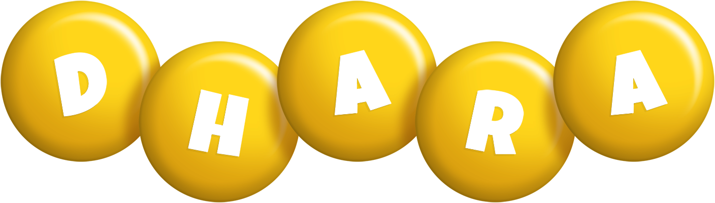 Dhara candy-yellow logo