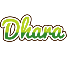 Dhara golfing logo