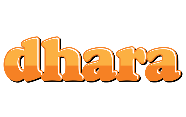 Dhara orange logo