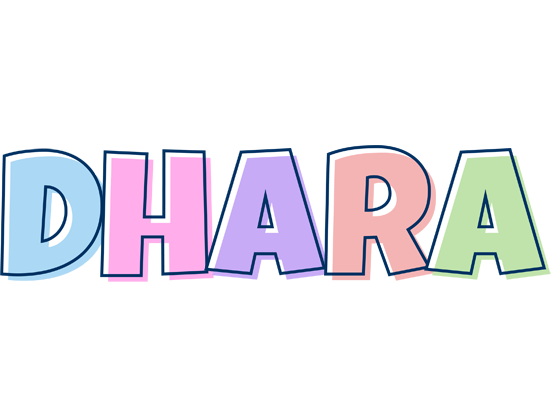 Dhara pastel logo