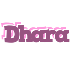 Dhara relaxing logo