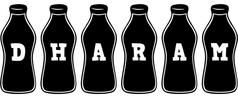 Dharam bottle logo
