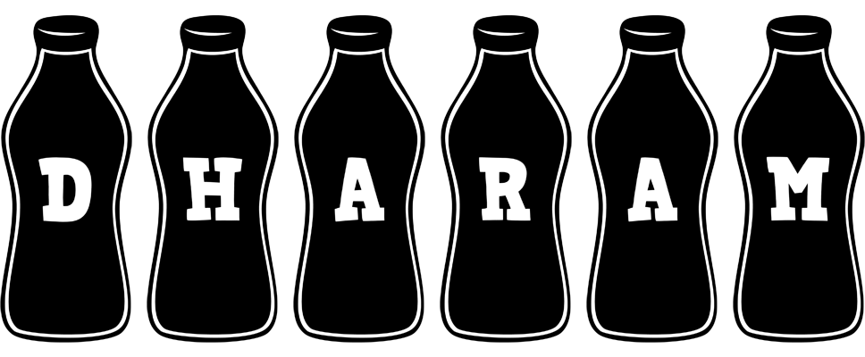 Dharam bottle logo
