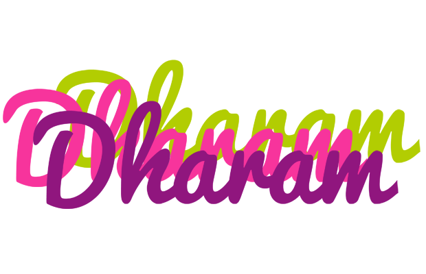 Dharam flowers logo