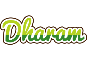 Dharam golfing logo