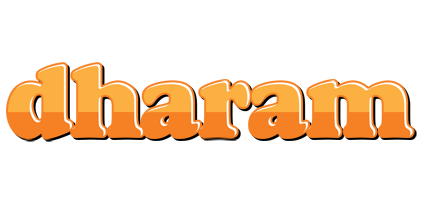 Dharam orange logo