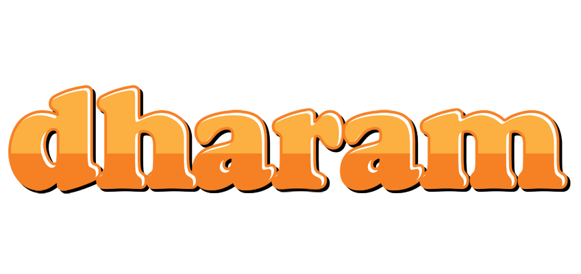 Dharam orange logo