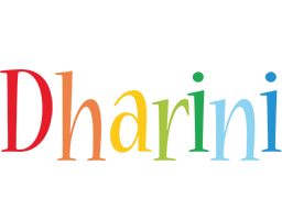 Dharini birthday logo