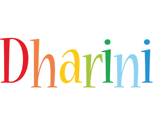 Dharini birthday logo