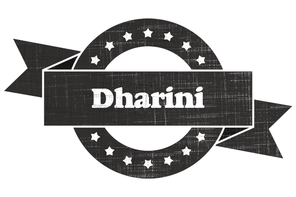 Dharini grunge logo
