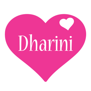 Dharini love-heart logo