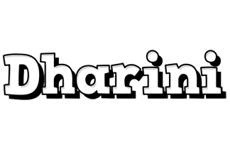 Dharini snowing logo