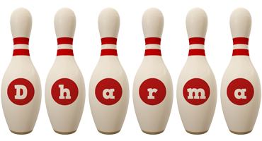 Dharma bowling-pin logo