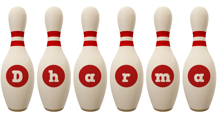 Dharma bowling-pin logo