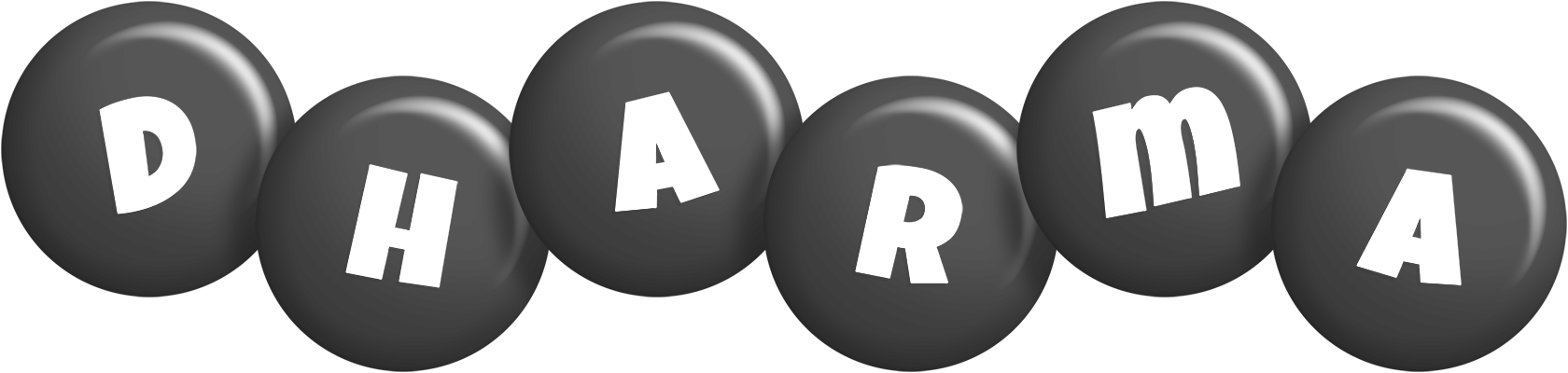 Dharma candy-black logo