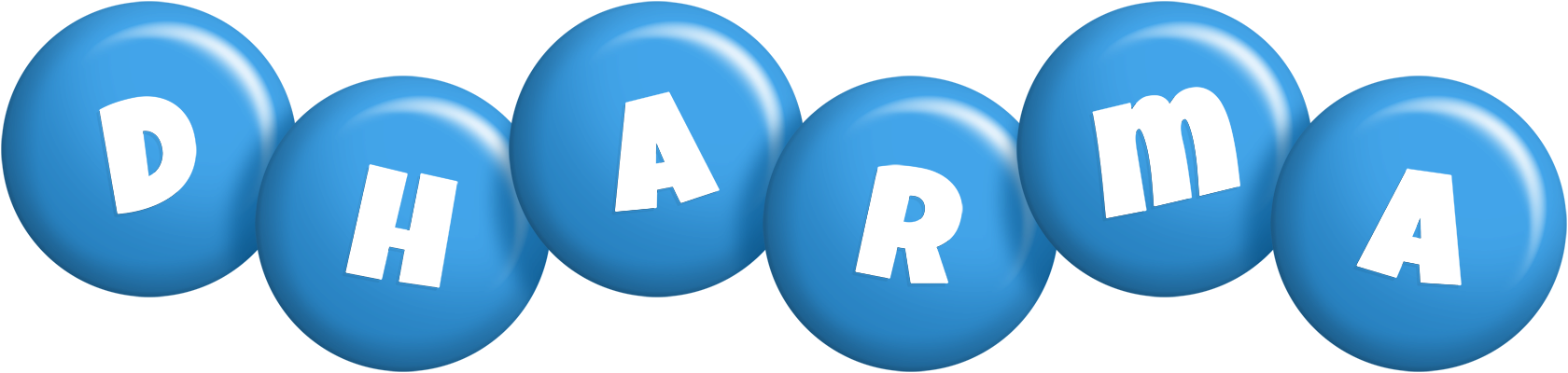 Dharma candy-blue logo