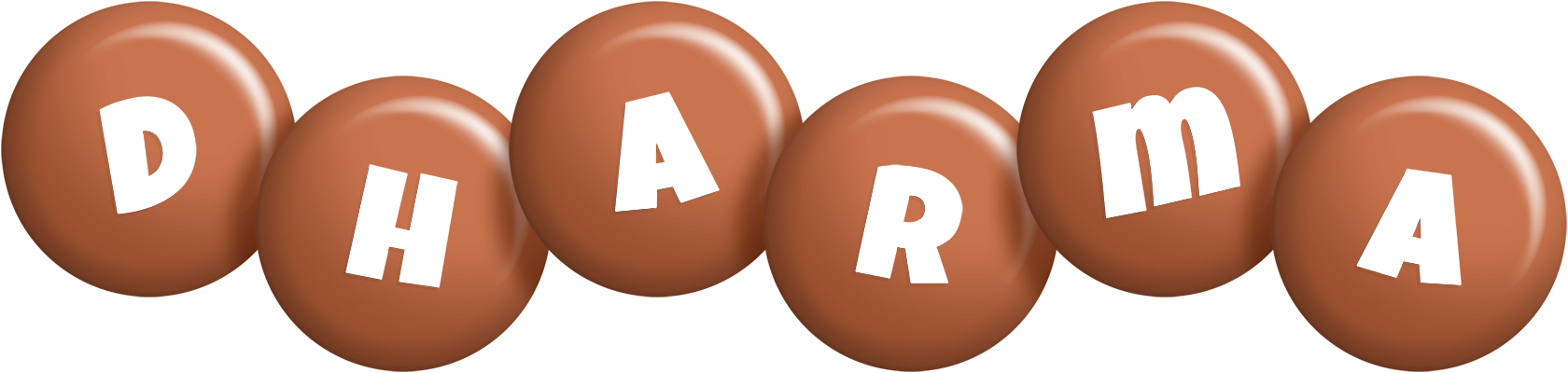 Dharma candy-brown logo