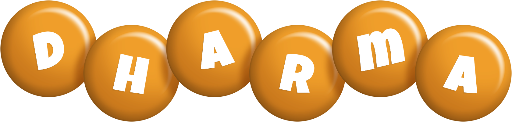 Dharma candy-orange logo