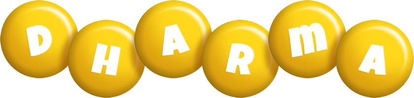 Dharma candy-yellow logo