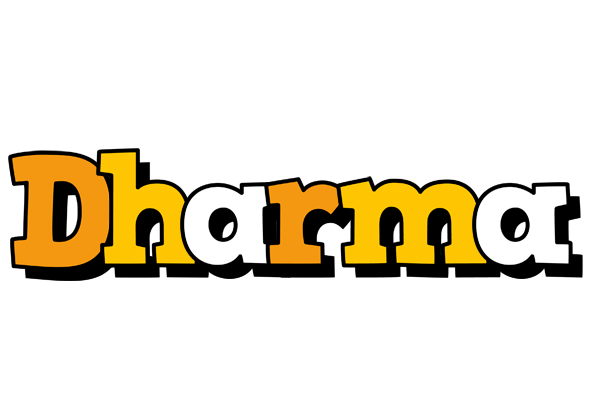 Dharma cartoon logo
