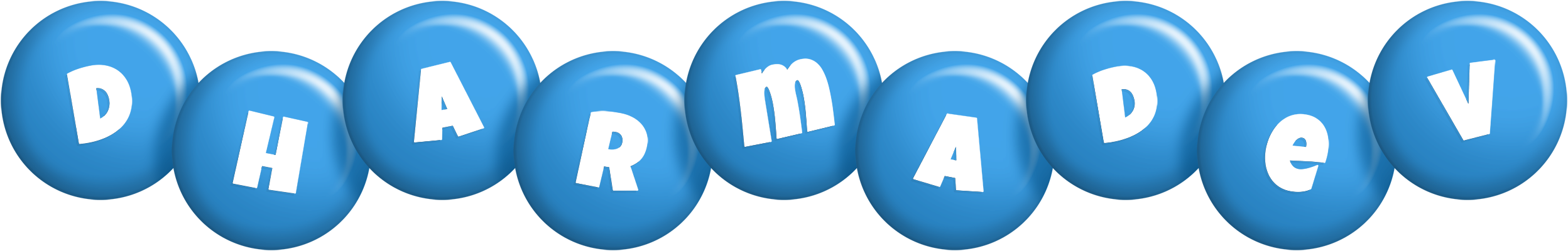 Dharmadev candy-blue logo