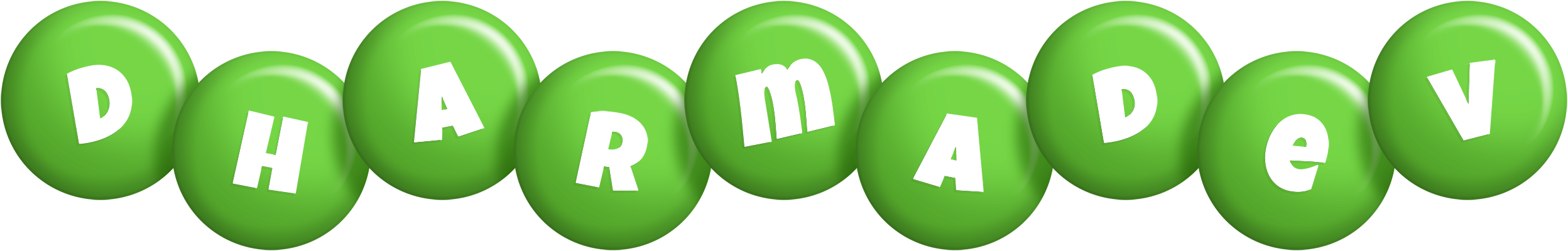 Dharmadev candy-green logo