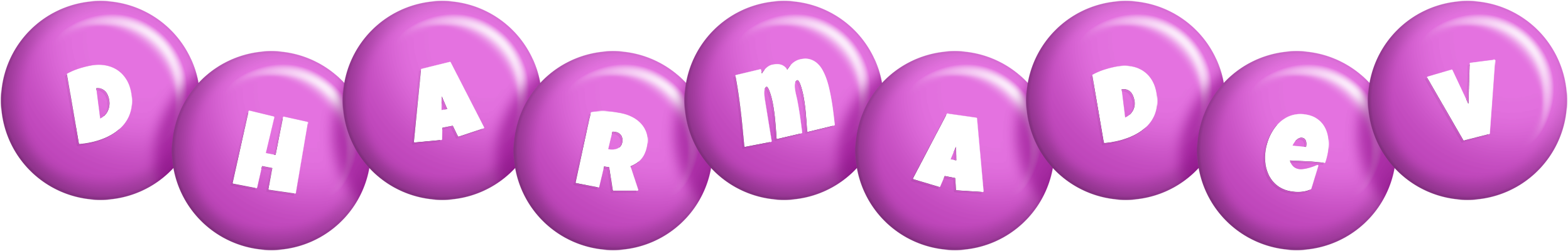Dharmadev candy-purple logo