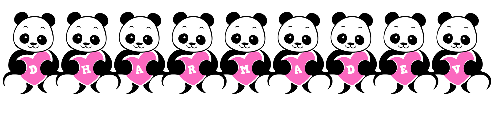 Dharmadev love-panda logo