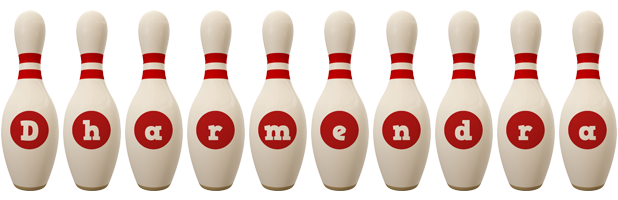 Dharmendra bowling-pin logo