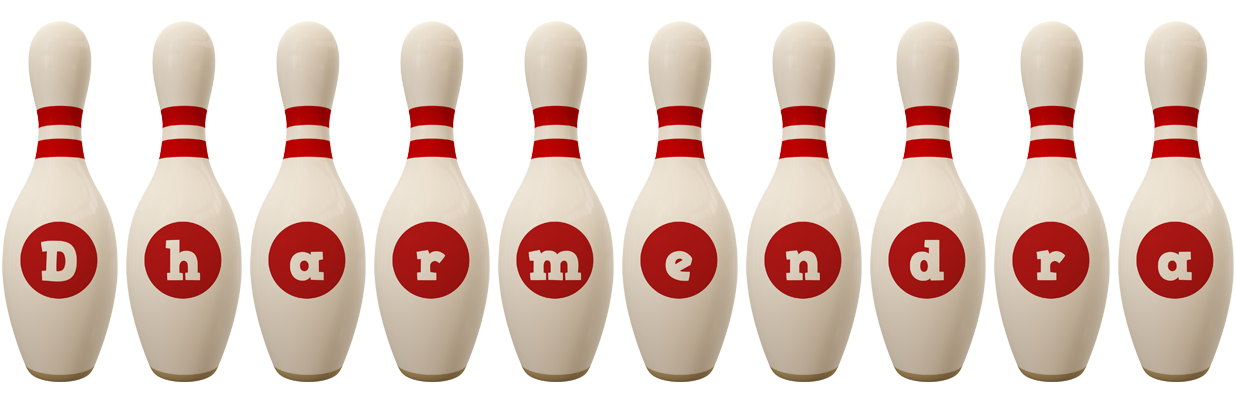 Dharmendra bowling-pin logo