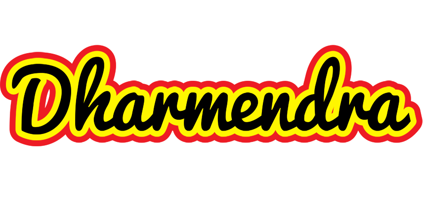 Dharmendra flaming logo