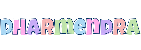 Dharmendra pastel logo