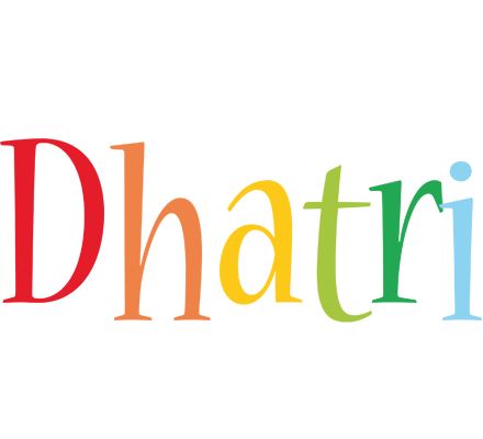 Dhatri birthday logo