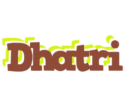 Dhatri caffeebar logo