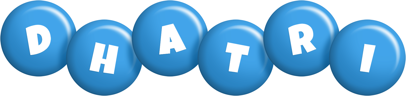 Dhatri candy-blue logo